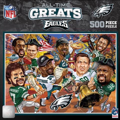 Philadelphia Eagles Puzzle 500 Piece All Time Greats