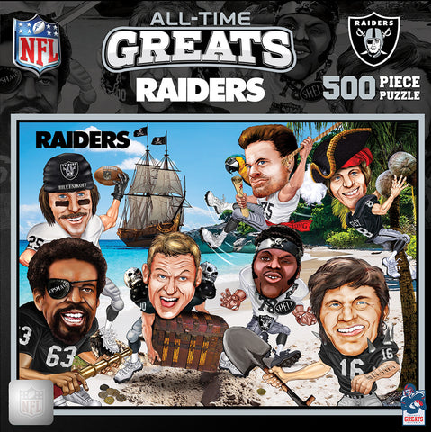 Las Vegas Raiders Puzzle 500 Piece All Time Greats