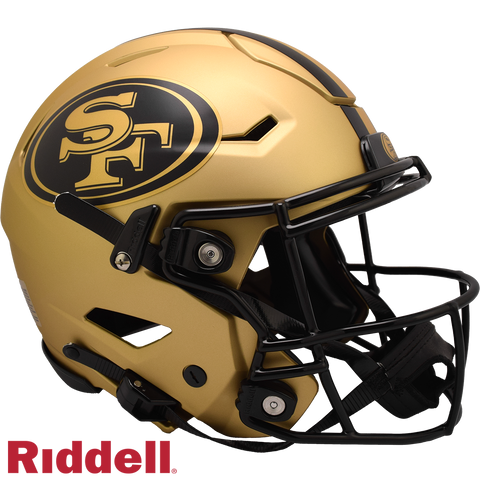 San Francisco 49ers Helmet Riddell Authentic Full Size SpeedFlex Style Rave Alternate