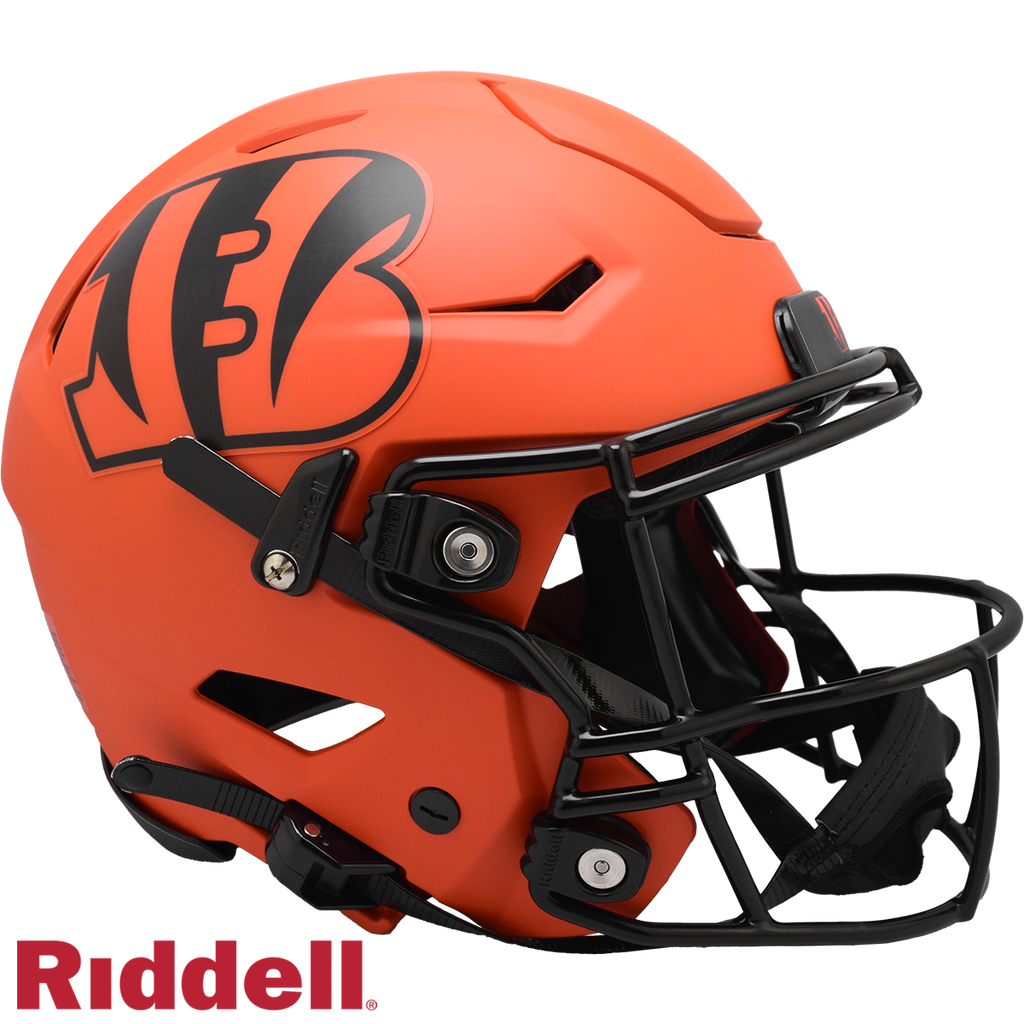 Cincinnati Bengals Helmet Riddell Authentic Full Size SpeedFlex Style Rave Alternate