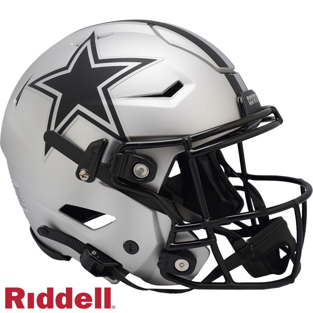 Dallas Cowboys Helmet Riddell Authentic Full Size SpeedFlex Style Rave Alternate