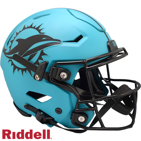 Miami Dolphins Helmet Riddell Authentic Full Size SpeedFlex Style Rave Alternate