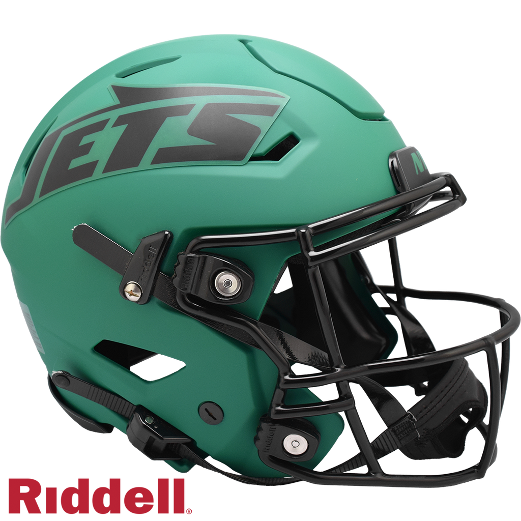 New York Jets Helmet Riddell Authentic Full Size SpeedFlex Style Rave Alternate