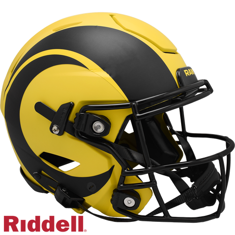 Los Angeles Rams Helmet Riddell Authentic Full Size SpeedFlex Style Rave Alternate