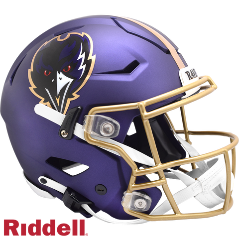 Baltimore Ravens Helmet Riddell Authentic Full Size SpeedFlex Style On Field Alternate 2024 Special Order