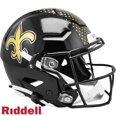 New Orleans Saints Helmet Riddell Authentic Full Size SpeedFlex Style On Field Alternate Special Order