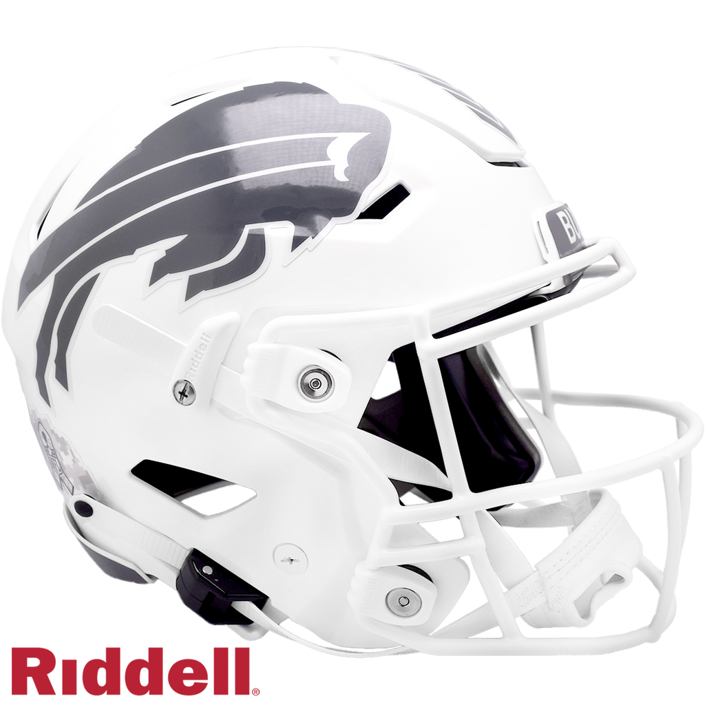 Buffalo Bills Helmet Riddell Authentic Full Size SpeedFlex Style Salute To Service 2024