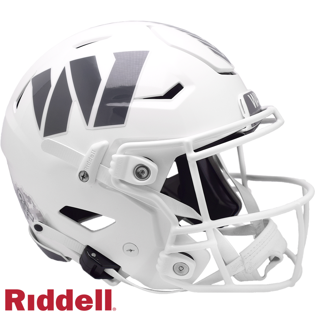 Washington Huskies Commanders Helmet Riddell Authentic Full Size SpeedFlex Style Salute To Service 2024