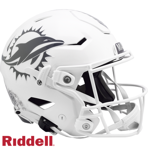 Miami Dolphins Helmet Riddell Authentic Full Size SpeedFlex Style Salute To Service 2024