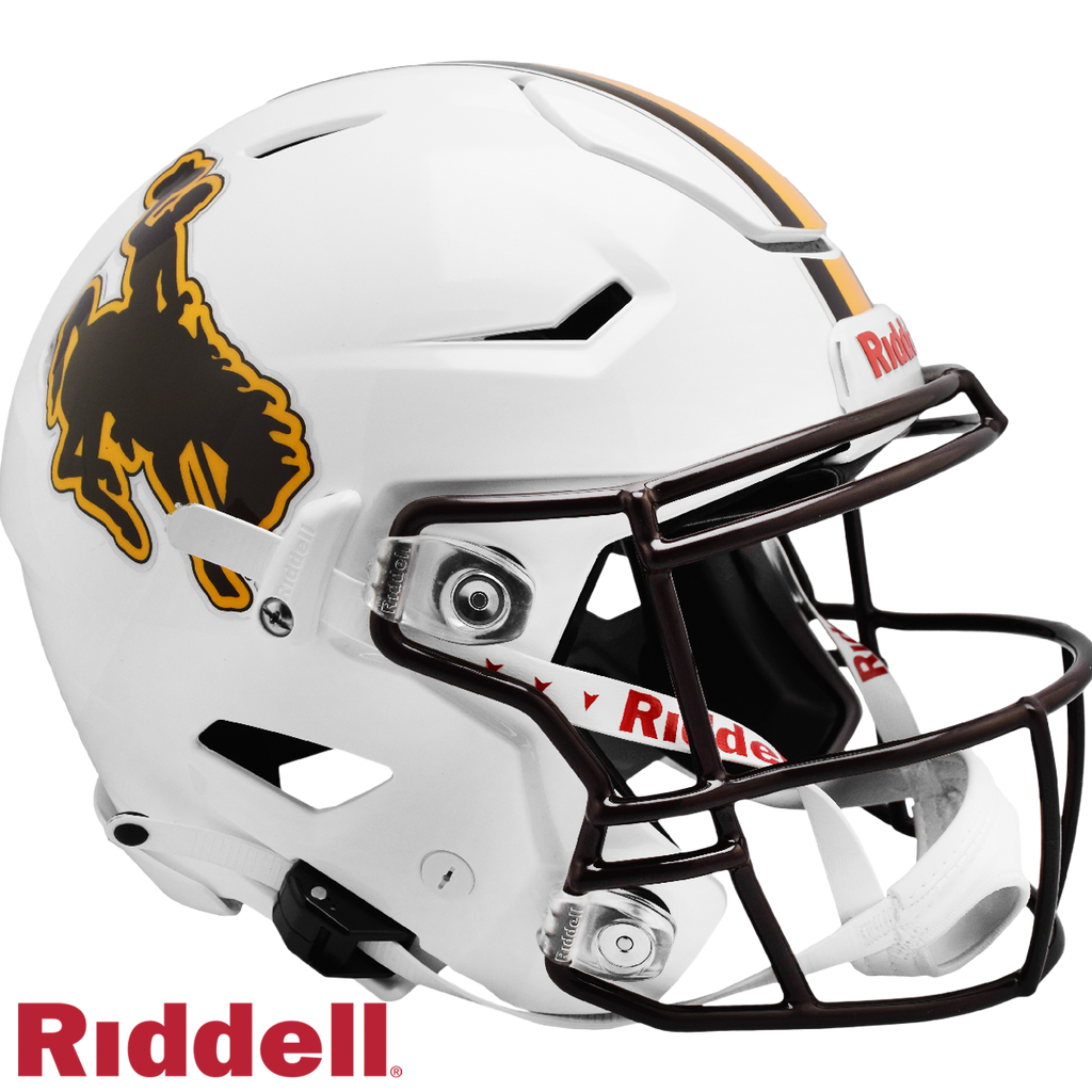 Wyoming Cowboys Helmet Riddell Authentic Full Size SpeedFlex Style Special Order