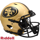 San Francisco 49ers Helmet Riddell Full Size Speed Style Rave Alternate