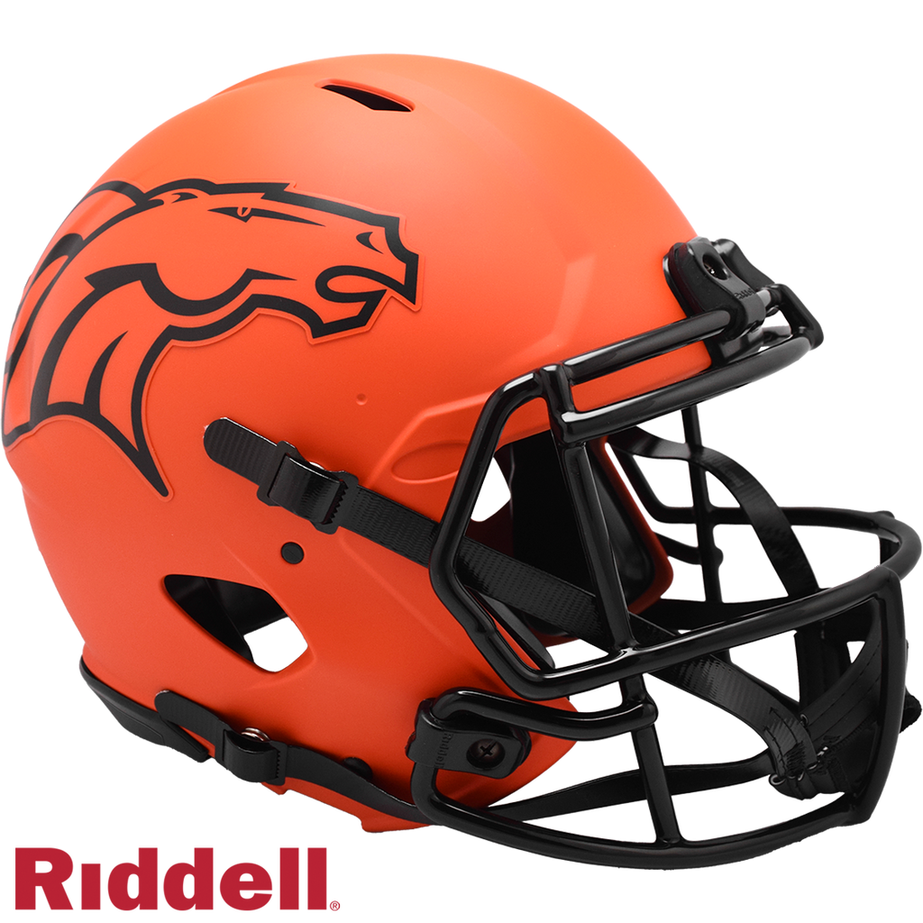 Denver Broncos Helmet Riddell Full Size Speed Style Rave Alternate