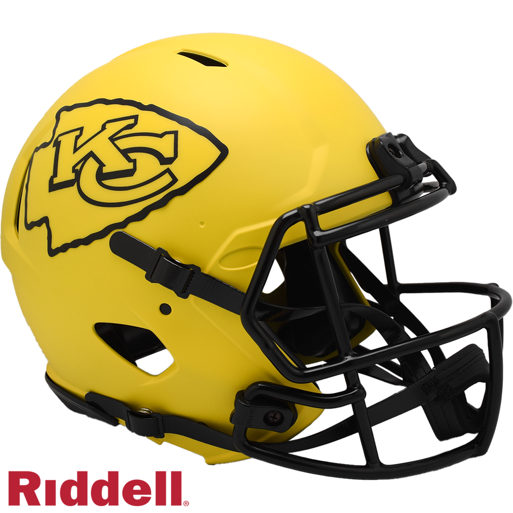 Kansas City Chiefs Helmet Riddell Full Size Speed Style Rave Alternate
