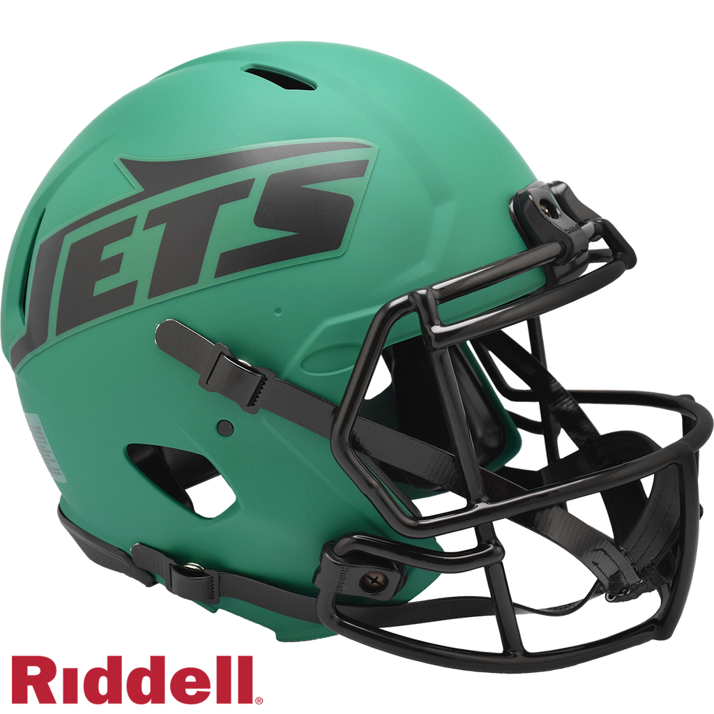 New York Jets Helmet Riddell Full Size Speed Style Rave Alternate