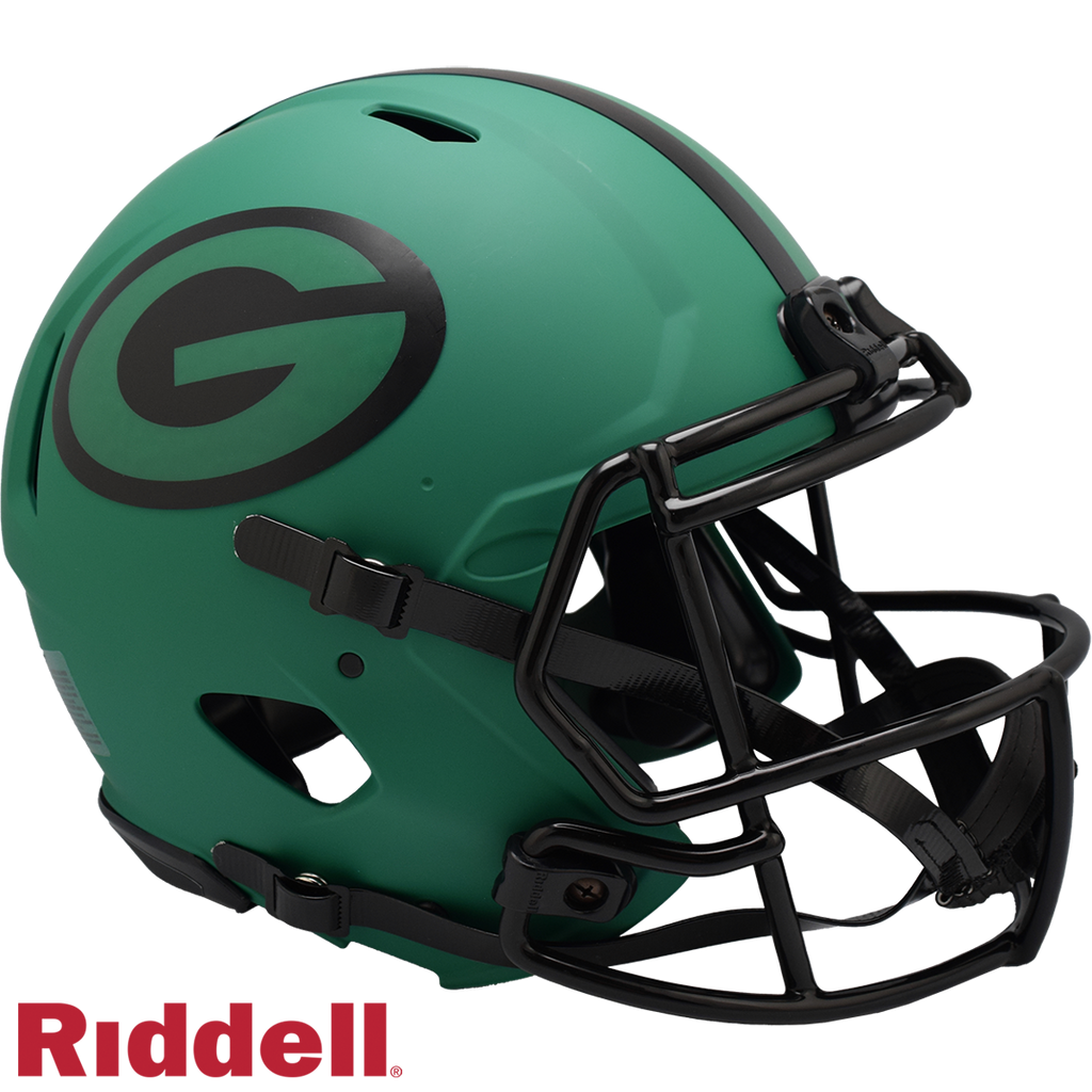 Green Bay Packers s Helmet Riddell Authentic Full Size Speed Style Rave Alternate