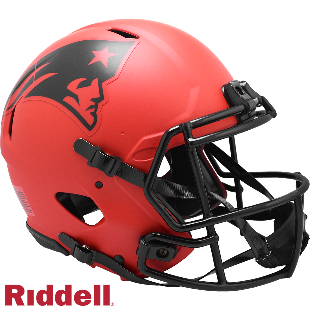 New England Patriots Helmet Riddell Full Size Speed Style Rave Alternate