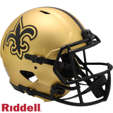 New Orleans Saints Helmet Riddell Full Size Speed Style Rave Alternate