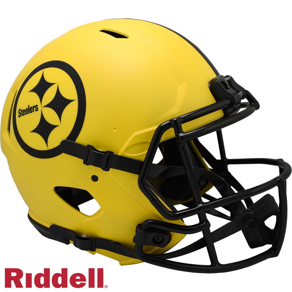 Pittsburgh Steelers Helmet Riddell Full Size Speed Style Rave Alternate