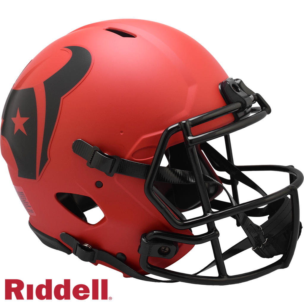 Houston Texans Helmet Riddell Full Size Speed Style Rave Alternate
