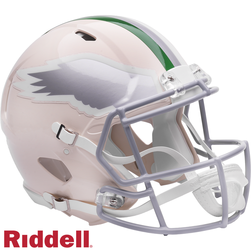 Philadelphia Eagles Helmet Riddell Full Size Speed Style Retro Collection