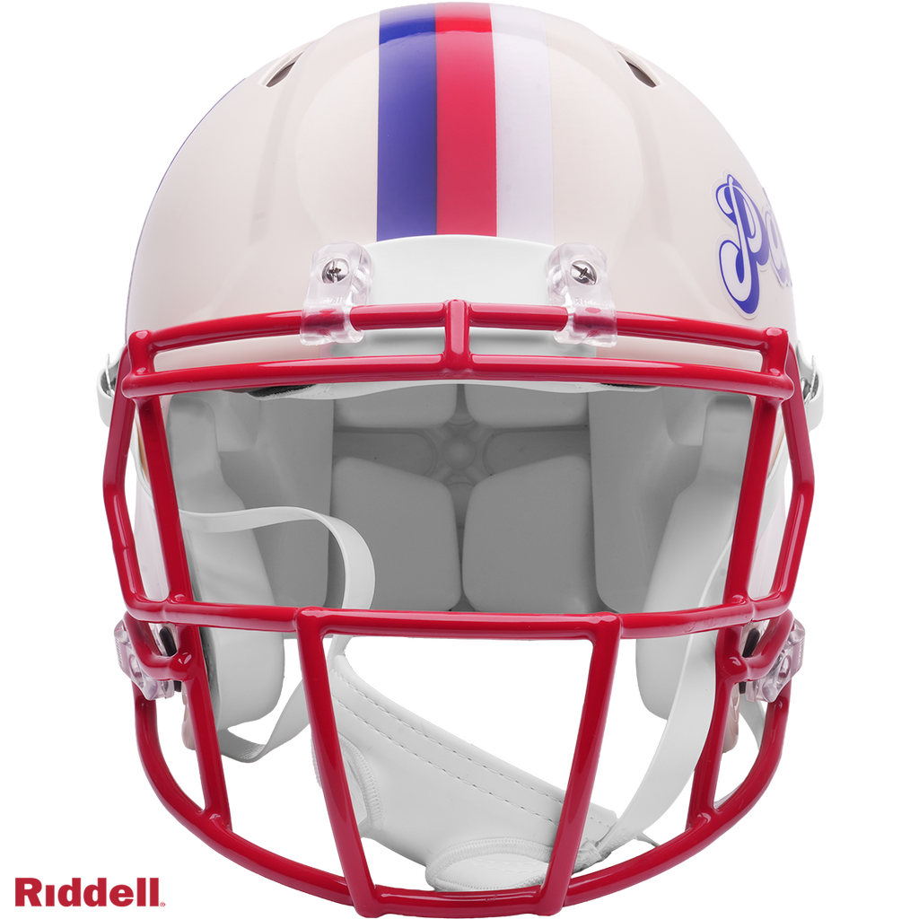 New England Patriots Helmet Riddell Full Size Speed Style Retro Collection