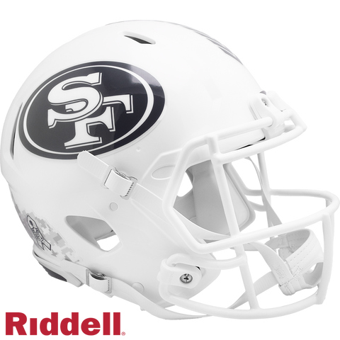San Francisco 49ers Helmet Riddell Full Size Speed Style Salute To Service 2024