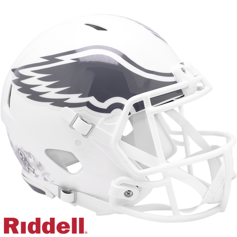 Philadelphia Eagles Helmet Riddell Full Size Speed Style Salute To Service 2024