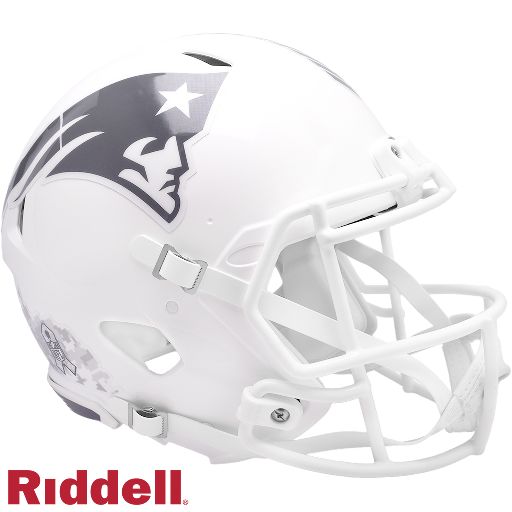 New England Patriots Helmet Riddell Full Size Speed Style Salute To Service 2024