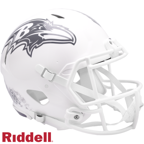 Baltimore Ravens Helmet Riddell Full Size Speed Style Salute To Service 2024