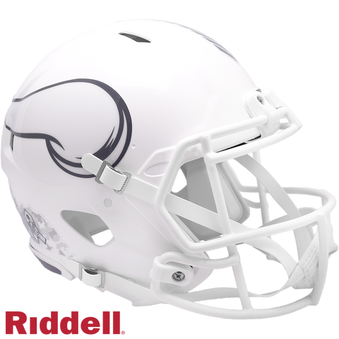 Minnesota Vikings Helmet Riddell Full Size Speed Style Salute To Service 2024