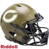 Chicago Bears Helmet Riddell Full Size Speed Style Salute To Service 2022