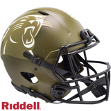 Carolina Panthers Helmet Riddell Full Size Speed Style Salute To Service 2022