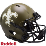 New Orleans Saints Helmet Riddell Full Size Speed Style Salute To Service 2022