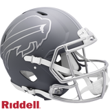 Buffalo Bills Helmet Riddell Full Size Speed Style Slate Alternate