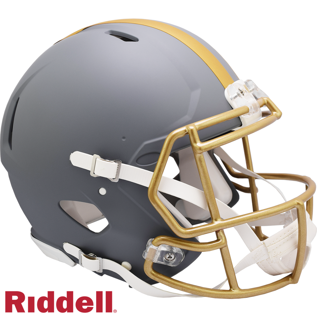Cleveland Browns Helmet Riddell Full Size Speed Style Slate Alternate