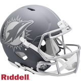 Miami Dolphins Helmet Riddell Full Size Speed Style Slate Alternate