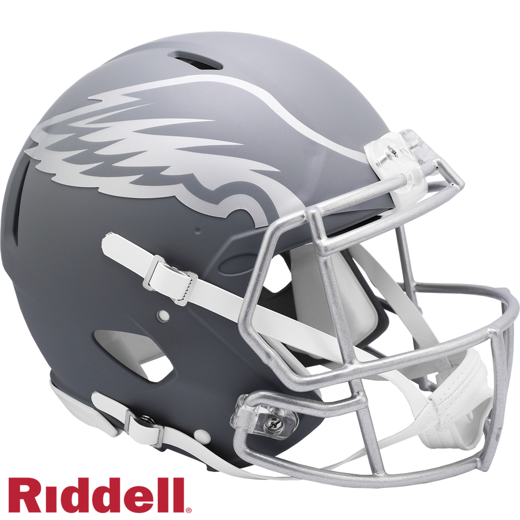 Philadelphia Eagles Helmet Riddell Full Size Speed Style Slate Alternate