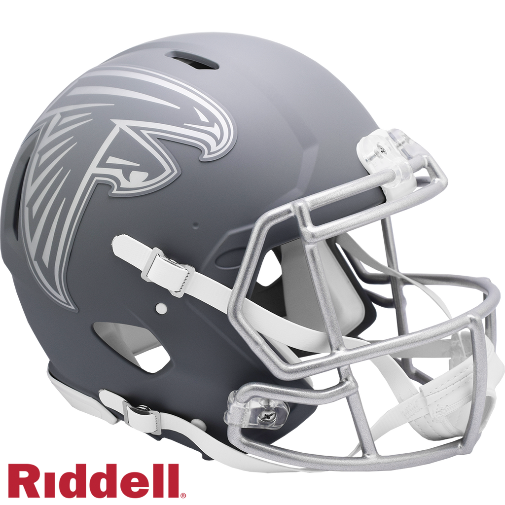 Atlanta Falcons Helmet Riddell Full Size Speed Style Slate Alternate