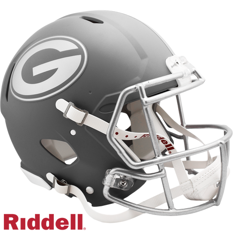 Georgia Bulldogs Helmet Riddell Full Size Speed Style Slate Alternate