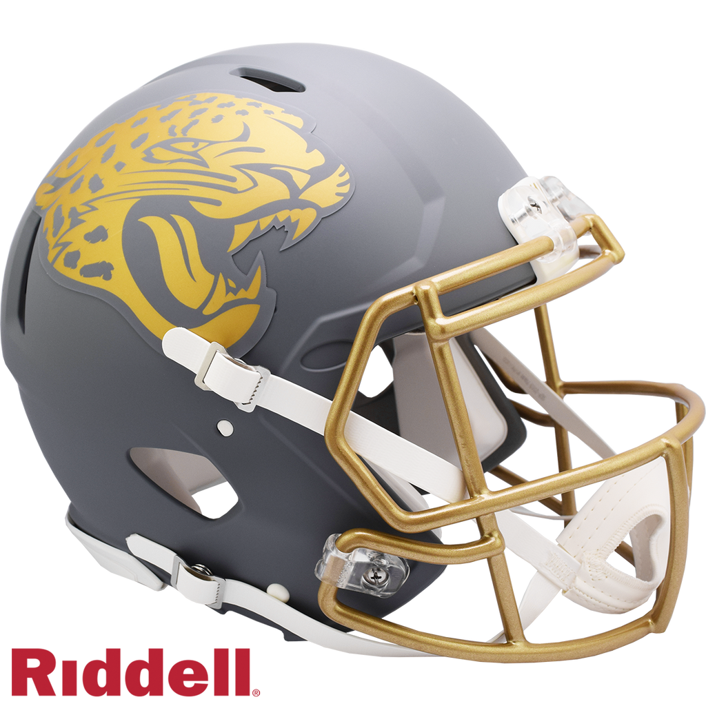 Jacksonville Jaguars Helmet Riddell Full Size Speed Style Slate Alternate