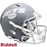 New York Jets Helmet Riddell Full Size Speed Style Slate Alternate