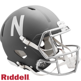 Nebraska Cornhuskers Helmet Riddell Full Size Speed Style Slate Alternate