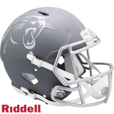 Carolina Panthers Helmet Riddell Full Size Speed Style Slate Alternate