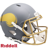 Minnesota Vikings Helmet Riddell Full Size Speed Style Slate Alternate