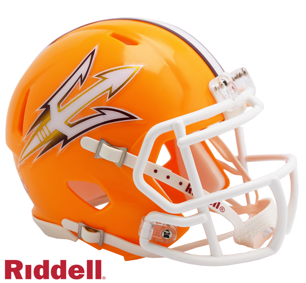Arizona State Sun Devils Helmet Riddell Replica Mini Speed Style Gold 2024