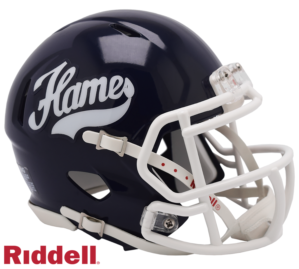 Liberty University Flames Helmet Riddell Replica Mini Speed Style Flames Design