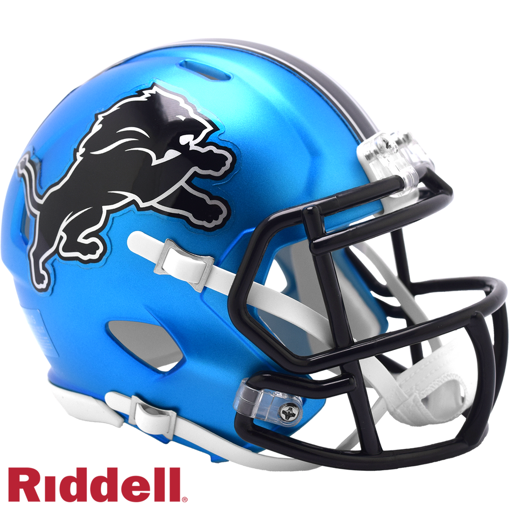 Detroit Lions Helmet Riddell Replica Mini Speed Style On Field Alternate 2024 Periodic Restock