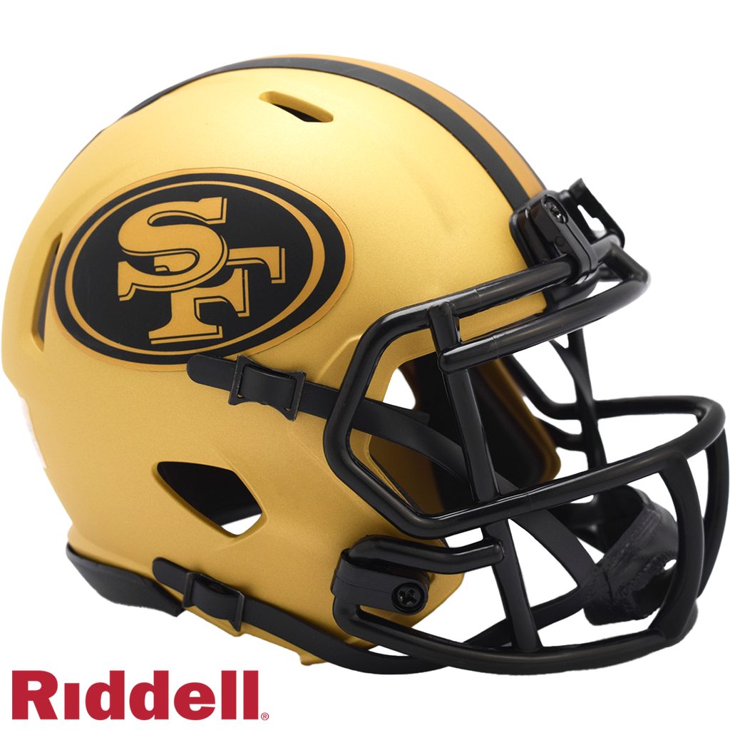 San Francisco 49ers Helmet Riddell Replica Mini Speed Style Rave Alternate