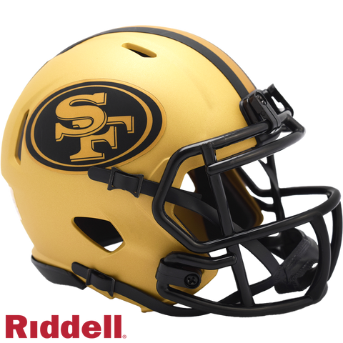 San Francisco 49ers Helmet Riddell Replica Mini Speed Style Rave Alternate