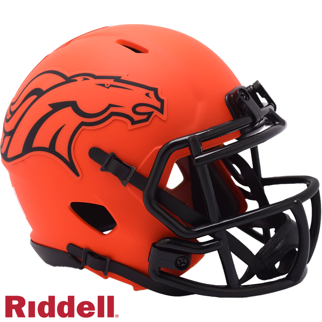 Denver Broncos Helmet Riddell Replica Mini Speed Style Rave Alternate